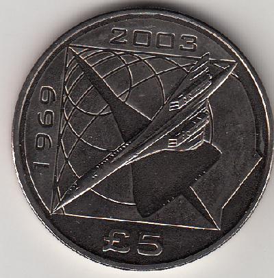 Beschrijving: 5 Pond CONCORDE 